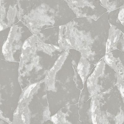 Papel De Parede Vip Pedra Bege E Branco Vip1035