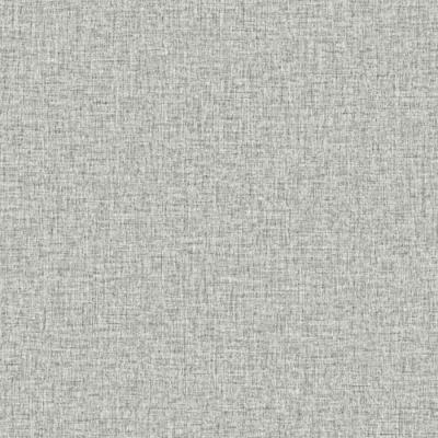 Papel De Parede Lin Aspecto Têxtil Cinza Ive618
