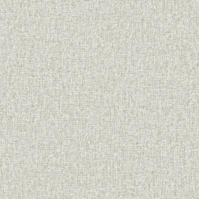 Papel De Parede Lin Aspecto Têxtil Branco Ive220