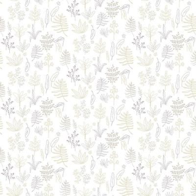 Papel De Parede Mondo Baby Little Plants 13004 - Rolo 10m X 0,53m