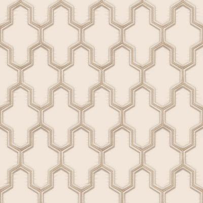 Papel De Parede Hf Orient Geométrico Bege 121022