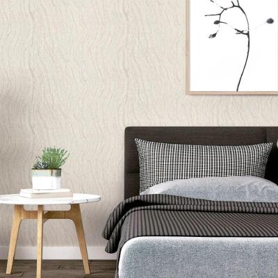 Papel De Parede Colorkey Madeira Bege E Branco Col1056