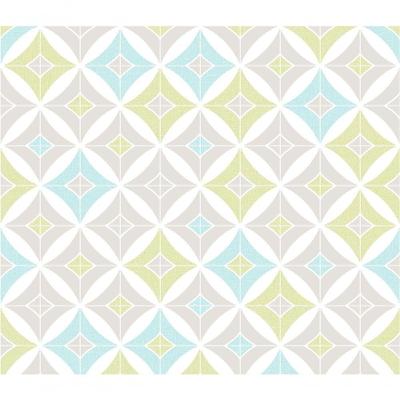 Papel De Parede Oba Geométrico Ob70105r Tam. 4m² Papel De Parede Oba Geométrico Ob70105r