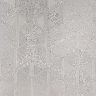 Papel De Parede Metropolis 3 Geométrico Cinza Mt300803r