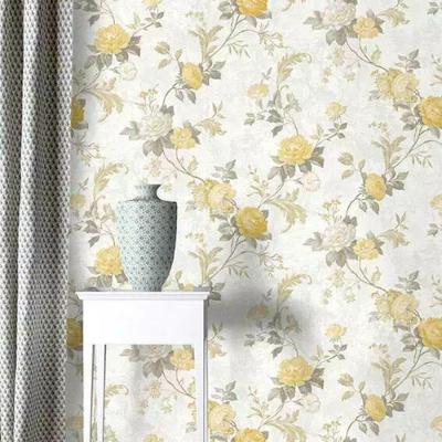 Papel De Parede Lille Floral Amarelo 58002
