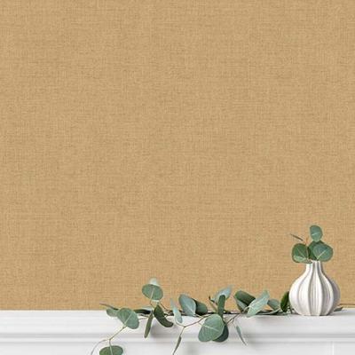 Papel De Parede Lille Aspecto Têxtil Amarelo 55102