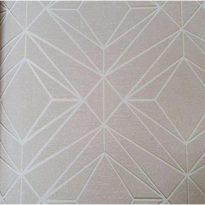 Papel De Parede Neo Geometric Geométrico Bege Ng1915