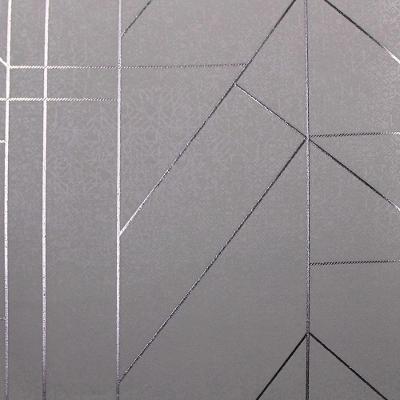 Papel De Parede White Swan Geométrico Cinza Ws101505r