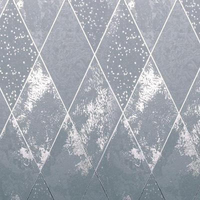 Papel De Parede White Swan Geométrico Azul Ws100102r