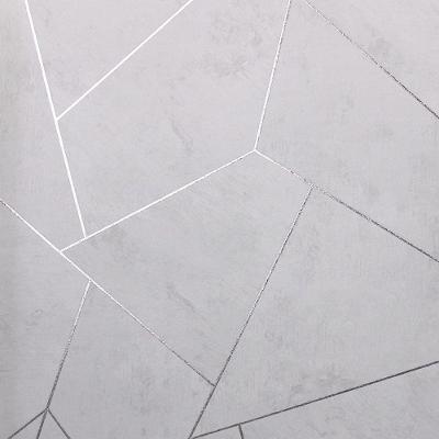Papel De Parede White Swan Geométrico Cinza Ws101301r