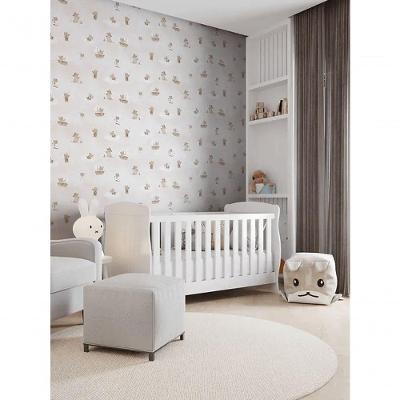 Papel De Parede Sonhos Ursinhos Lilas 4248