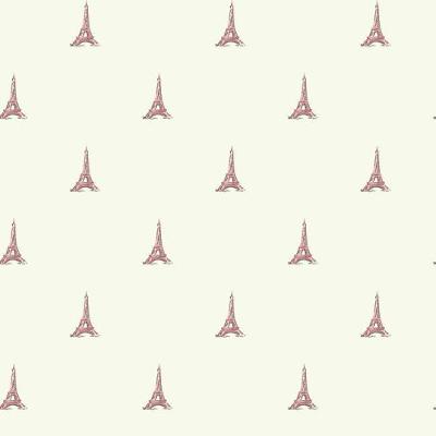 Papel De Parede Waverly Kids Tres Chic Tower Wk6837 - Rolo 10m X 0,52m