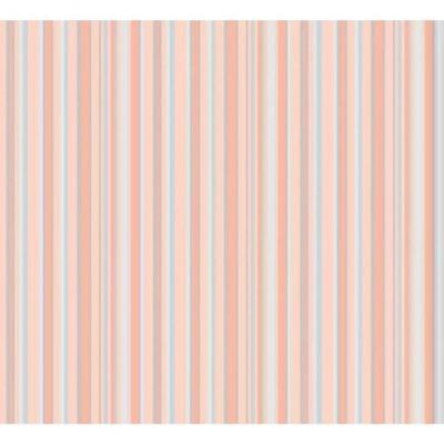 Papel De Parede Safari Friends Listrado Rosa Sf6216