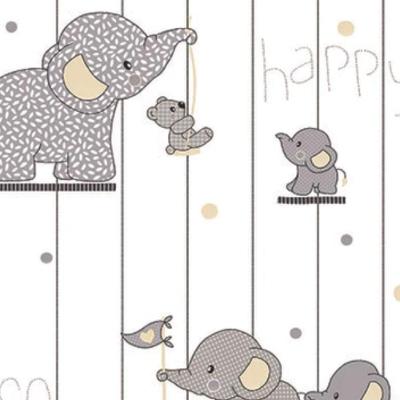 Papel De Parede Yoyo Ii Infantil Branco Yy204704r