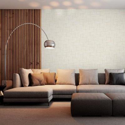 Papel De Parede Bobinex Essencial Geométrico Branco 4314