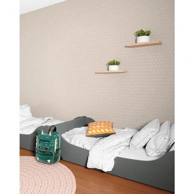 Papel De Parede Sonhos Petit Poá Bege 4230