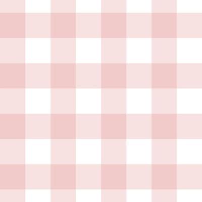 Papel De Parede Doce Estilo Xadrez Rosa 82090