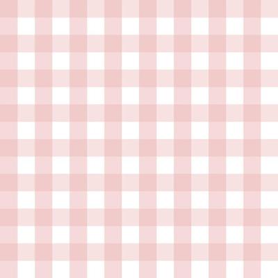 Papel De Parede Doce Estilo Xadrez Rosa 82250