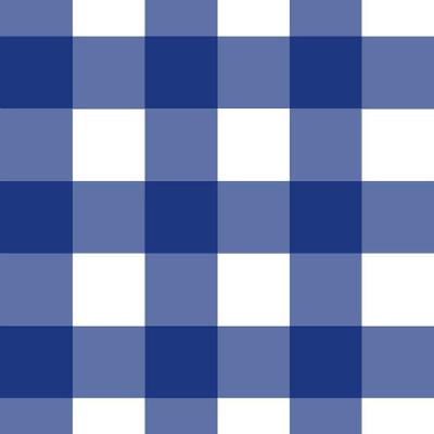 Papel De Parede Doce Estilo Xadrez Azul 81840