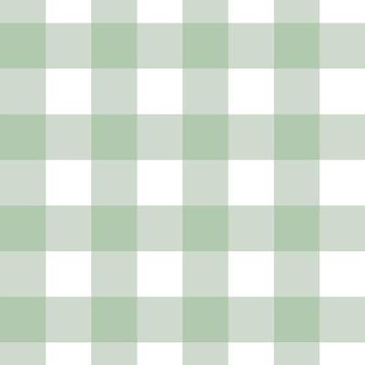 Papel De Parede Doce Estilo Xadrez Verde 82120