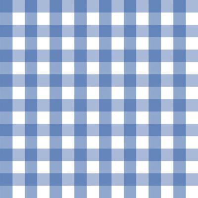 Papel De Parede Doce Estilo Xadrez Azul 82175