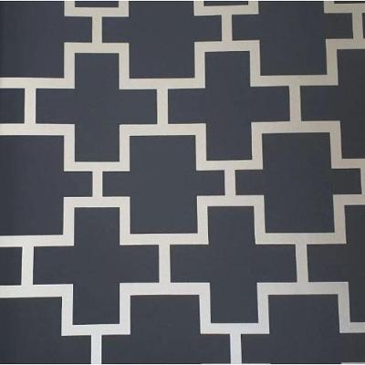 Papel De Parede Neo Geometric Geométrico Preto Ng1931