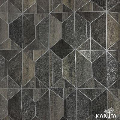 Papel De Parede Elegance 5 Geométrico Preto El500606r