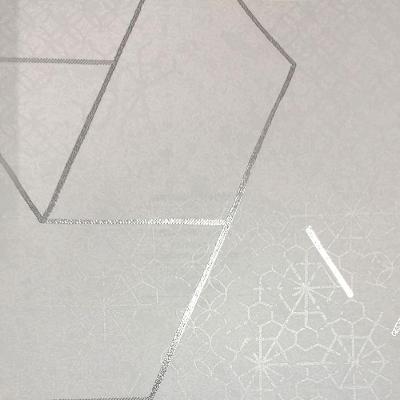 Papel De Parede White Swan Geométrico Cinza Ws101403r