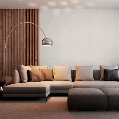 Papel De Parede Bobinex Essencial Aspecto Tecido Grosso Branco 4341