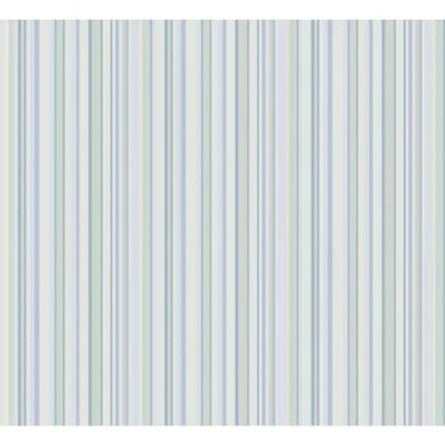 Papel De Parede Safari Friends Listrado Azul Sf6215