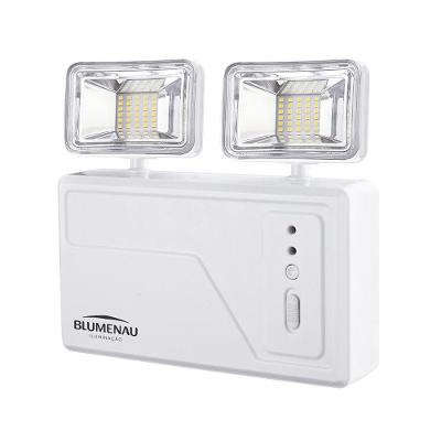Bloco Autônomo Led 2 Faróis Quadrado - Blumenau Iluminação 18w 3000 Lumens