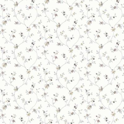 Papel De Parede Happy Floral Branco 12331