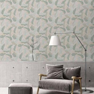 Papel De Parede Antigua Folhagem Bege 390943ag