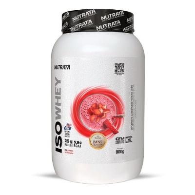 Iso Whey (900g) - Sabor: Morango