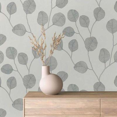 Papel De Parede Up To Date Folhagem Bege 34810