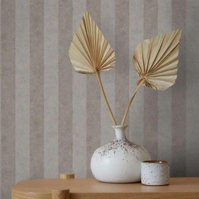 Papel De Parede Up To Date Listrado Bege 34822