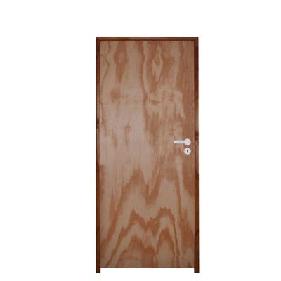 Kit Porta Lisa Mescla 80 X 2.10 Batente Ecológico 11cm Fechadura Stilo Interna Lado Esquerdo - Hale