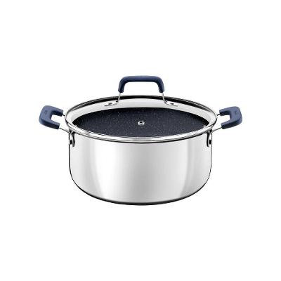 Caçarola Tramontina Romagna Aço Inox Cerâmico Black Stone 20 Cm 3,2 L