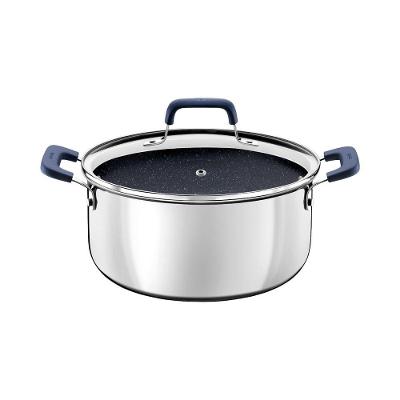 Caçarola Tramontina Romagna Aço Inox Cerâmico Black Stone 24 Cm 5,24 L