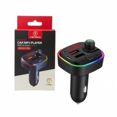 Car Mp3 Player Rgb Qc3.0+pd Kapbom Ka-c158
