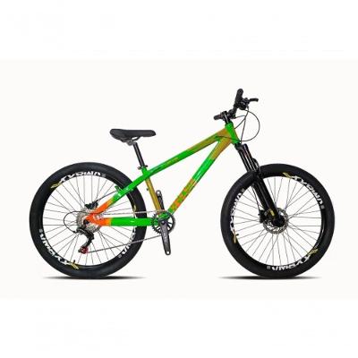 Vikingx Tuff X-35 Verde Com Laranja Whelling Single Freio Hidraulico Vmaxx Liso Com Suspenão Mecanica