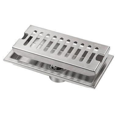 Ralo Linear 30cm Aço Inox Banheiro Lavabo Area Externa Quintal Piscina Anti Odor Anti Inseto Resistente Higienico Seguro