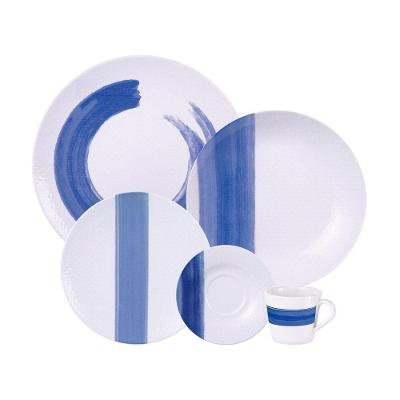 Aparelho De Jantar Tramontina Soho Em Porcelana Decorada 20 Peças Tramontina