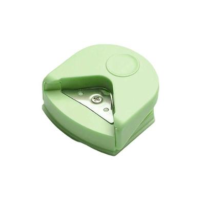 Mini Canteadeira Portátil Para Papel Raio De 5mm Verde