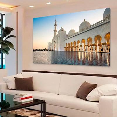 Quadro Decorativo Mesquita Sheikh Zayed Tela Canvas 100x70cm