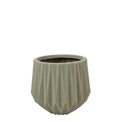 Vaso Aresta 20x21cm Granito Areia