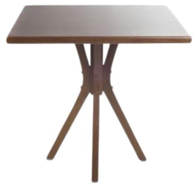 Mesa Marcela Selva Quadrada 80x80 Restaurante Cafeteria Cozinha Sala De Jantar Imbuia