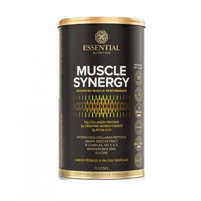 Muscle Synergy 454g Sabor Pêssego E Frutas Tropicais