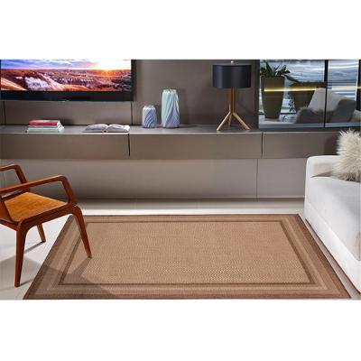 Tapete Sala Quarto Econature Moldura 1,50 X 2,00 Marrom 70