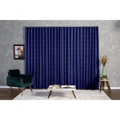 Cortina Jacquard 5,00x2,50 Para Trilho Suíço avelã